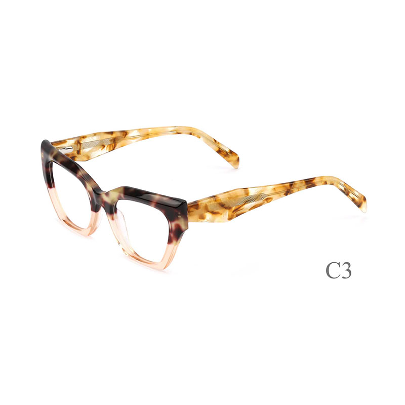 The Milky Way Series Fashion Lady Acetate Lamination Glasses Eyeglasses Wholesale 8918 Custom Eyewear Optical Frames