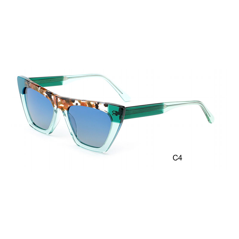 Fashion Ocean Lens Acetate Custom Logo Sunglasses CHS3237 UV400 Eyewear Shades Square Wholesale Sunglasses