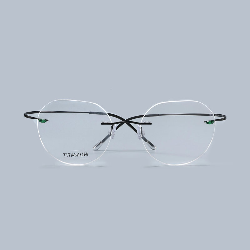 Super Light Rimless Titanium Glasses MT9098 Super Elastic Frames Manufacturers Distributor Optical Frames Wholesale Eyeglasses