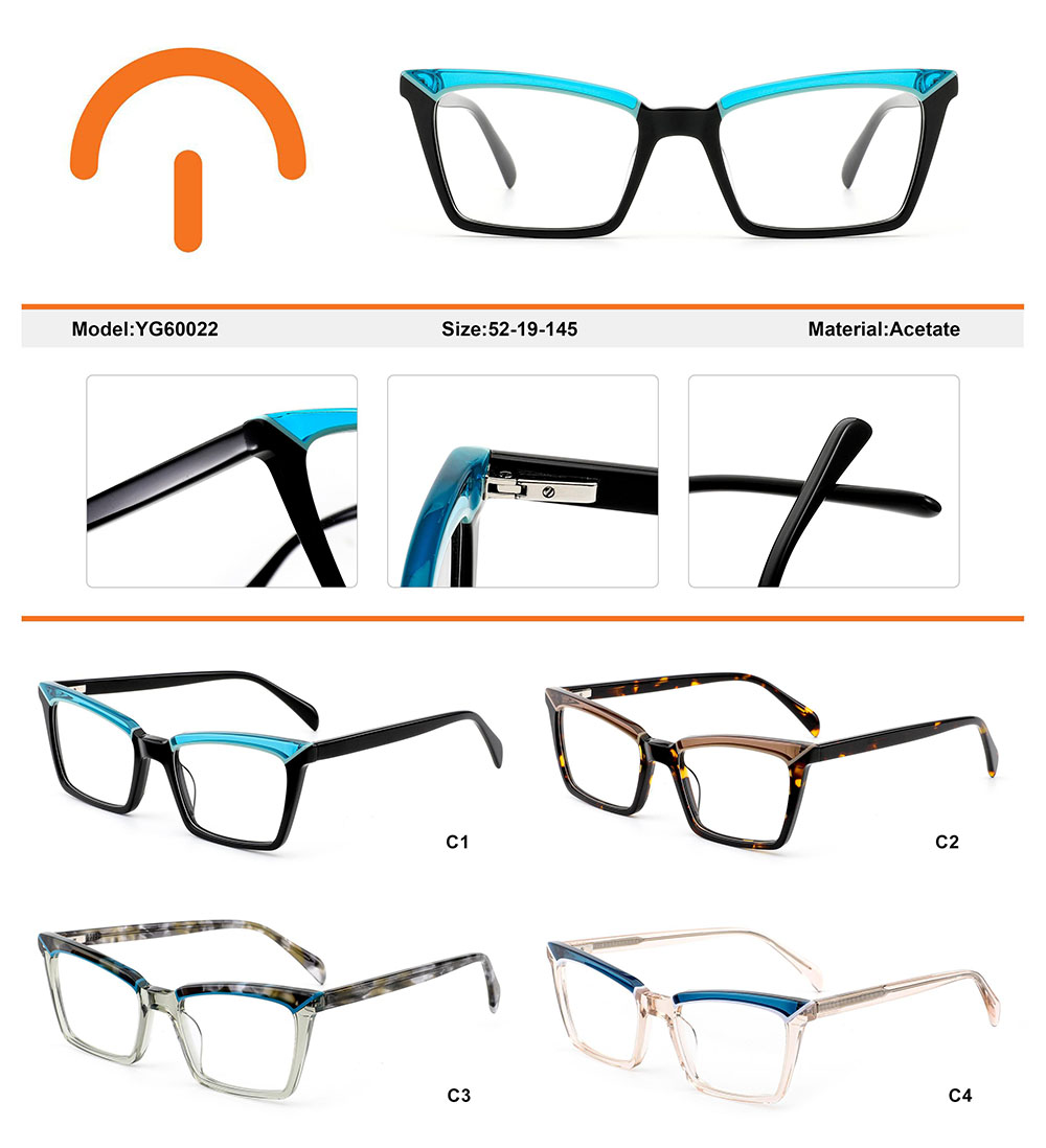 YG60022 Acetate Laminate Optical Frame 