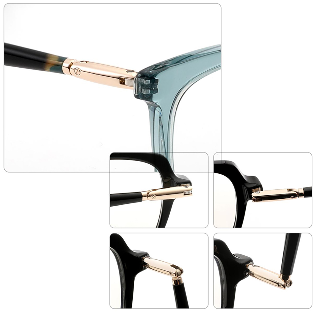 VS78006 Metal 360° ACETATE Optical Frame 